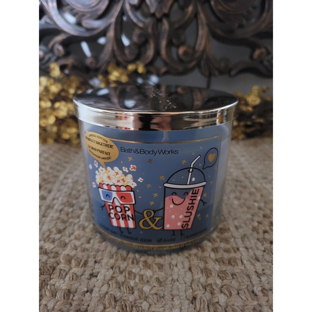 Popcorn & Slushies - Bath and Body Works 3-Wick Candle